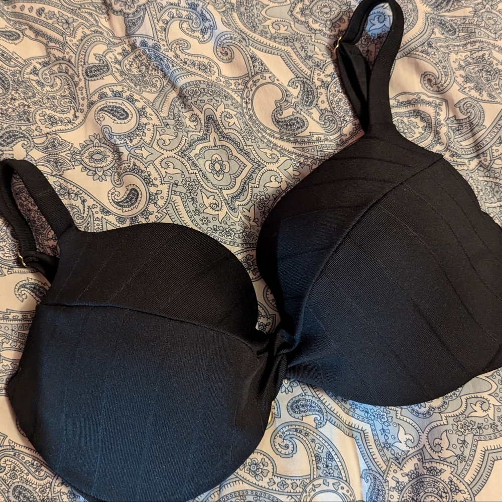 Black Victoria's Secret Bikini Top